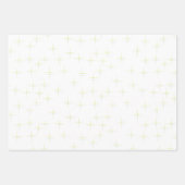 Sparkle Pattern Navy Gold en White Inpakpapier Vel (Voorkant 3)