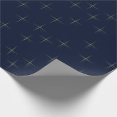 Sparkle Pattern on Navy Cadeaupapier (Hoek)