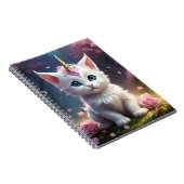 Sparkle Paws: de betoverende eenhoorn kitten Notitieboek (Rechterzijde)