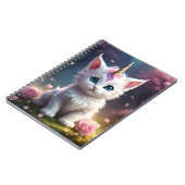 Sparkle Paws: de betoverende eenhoorn kitten Notitieboek (Linkerzijde)