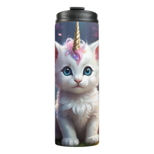 "Sparkle Paws: De Betoverende Eenhoorn Kitten" Thermosbeker