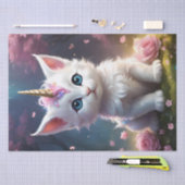 Sparkle Paws: de betoverende eenhoorn kitten Tissuepapier (Craft)