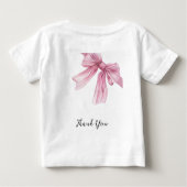 Sparkle Pink Coquette Bow 1st (Achterkant)