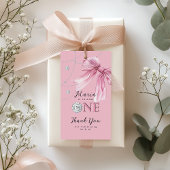 Sparkle Pink Coquette Bow 1st Cadeaulabel
