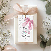Sparkle Pink Coquette Bow 1st Cadeaulabel