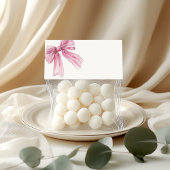 Sparkle Pink Coquette Bow 1st Kaart