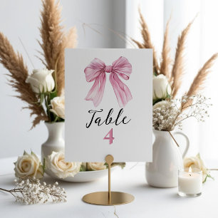 Sparkle Pink Coquette Bow 1st Kaart