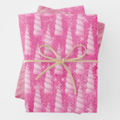 Sparkle Pink Glam Unicorn Verjaardag Inpakpapier Vel (In situ)