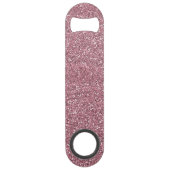 Sparkle Pink Glitter | Roos Gold Glam Speed Flessenopener (Achterkant)