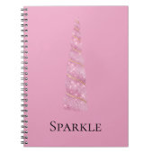 Sparkle Pink Gold Glam Unicorn Notitieboek (Voorkant)
