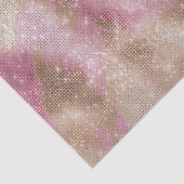 Sparkle Pink Gold Southwest Faux Koeienhuid Verjaa Tissuepapier (Detail)