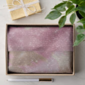 Sparkle Pink Gold Southwest Faux Koeienhuid Verjaa Tissuepapier (Geschenk)