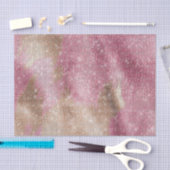 Sparkle Pink Gold Southwest Faux Koeienhuid Verjaa Tissuepapier (Craft)