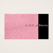 Sparkle Pink Salon & Spa Cadeaubon Visitekaartje (Voorkant)