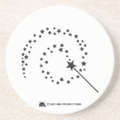 SPARKLE Pixie Dust Wand Zandsteen Onderzetter (Voorkant)