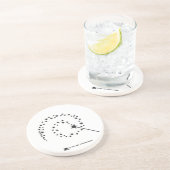 SPARKLE Pixie Dust Wand Zandsteen Onderzetter (Zijkant)