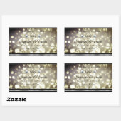 Sparkle Platinum Glitter Product Label Juwelen Log (Vel)