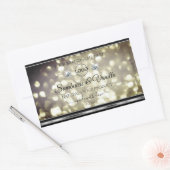 Sparkle Platinum Glitter Product Label Juwelen Log (Envelop)