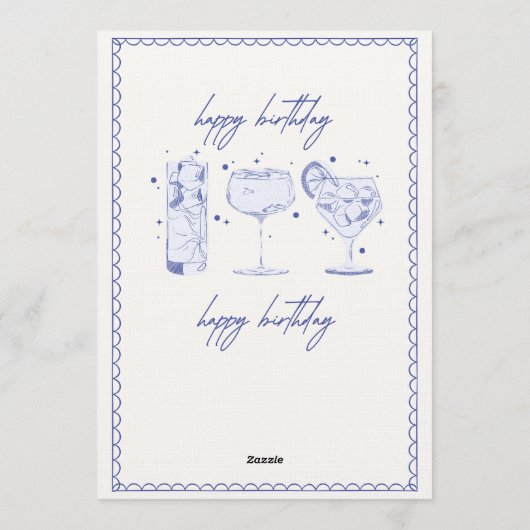 Sparkle & Pop! Editable Birthday Bash Invitation Kaart (Achterkant)