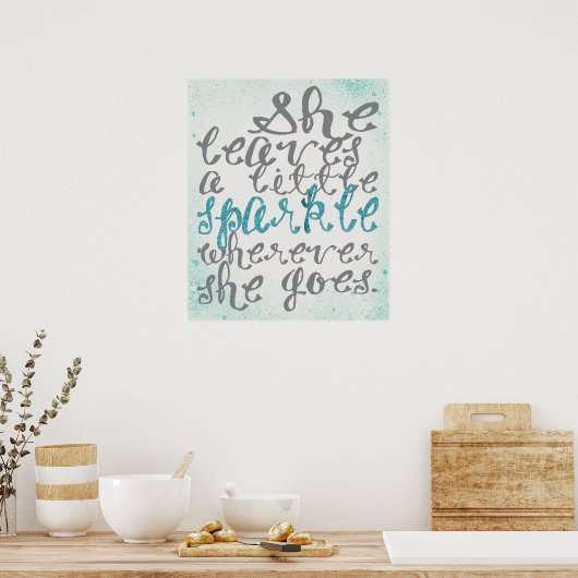 Sparkle Poster (Keuken)