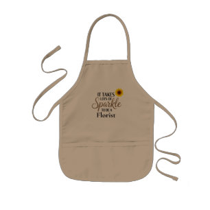 Sparkle Quote Gift voor bloemist Kinder Schort