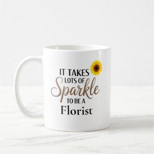 Sparkle Quote Gift voor bloemist Koffiemok