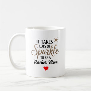 ✨ Sparkle Quote Gift voor Leraar Mama Koffiemok