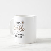 Sparkle Quote Gift voor Orthodontische Assistent Koffiemok (Voorkant links)
