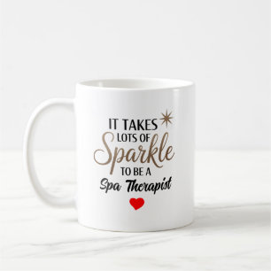 ✨ Sparkle Quote Gift voor Spa Therapeut Koffiemok