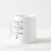 Sparkle Quote Gift voor Stay-at-home Mom Koffiemok (Voorkant links)
