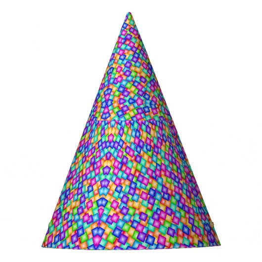 Sparkle Rainbow Feesthoedjes (Voorkant)