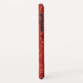 Sparkle Red Case-Mate iPhone Case (Achterkant/links)