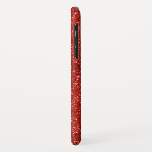 Sparkle Red Case-Mate iPhone Case (Achterkant/links)