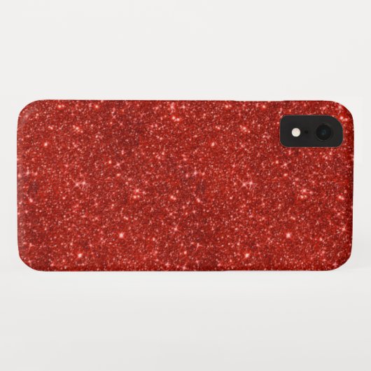 Sparkle Red Case-Mate iPhone Case (Achterkant (horizontaal))