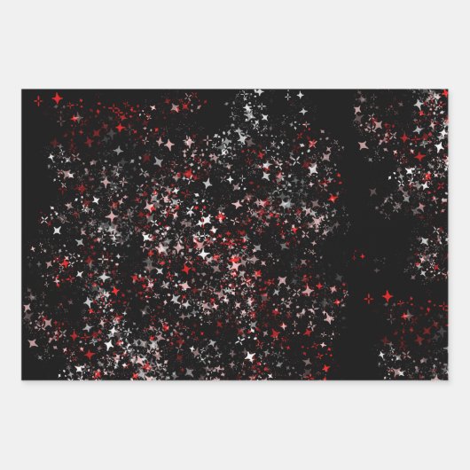 Sparkle red pink inpakpapier vel (Voorkant)