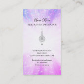 ~ Sparkle Reiki Energy Healing Rays Nirvana Visitekaartje (Achterkant)