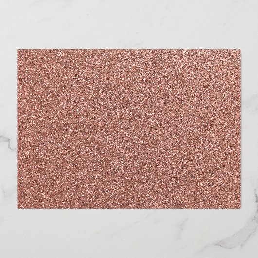 Sparkle Roos Gold Butterfly Dress Quinceanera Folie Uitnodiging (Achterkant)