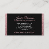 Sparkle Roos Gold Crown Juwelen Accessoires Visitekaartje (Achterkant)