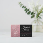 Sparkle Roos Gold Crown Juwelen Accessoires Visitekaartje (Staand voorkant)