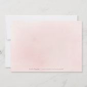 Sparkle roos gold glitter and floral Save the Date (Achterkant)