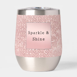 Sparkle Roos Goud Glam Bruin Glitter