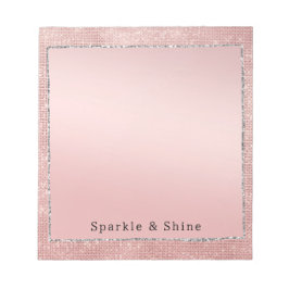 Sparkle Roos Goud Glam Bruin Glitter Notitieblok