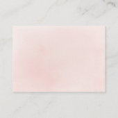 Sparkle roos gouden glitter en bloemenboeken aanvr informatiekaartje (Achterkant)