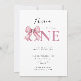 Sparkle Roze Coquette Strik 1e Kaart