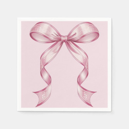 Sparkle Roze Coquette Strik 1e Servet (Voorkant)