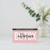 Sparkle Roze Glam Botox Nazorggids Visitekaartje (Staand voorkant)