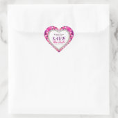 Sparkle Roze Romance sparen de Stickers van het Be (Tas)
