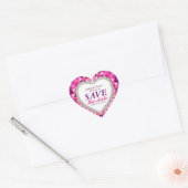 Sparkle Roze Romance sparen de Stickers van het Be (Envelop)