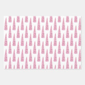 Sparkle Roze Witte Glam Eenhoorn Verjaardag Inpakpapier Vel (Voorkant)