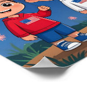 Sparkle & Shine 4e Patriottische Kinder Poster Pri (Hoek)